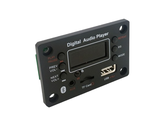 پخش کننده بلوتوثی 12V پنلی MP3 پشتیبانی از MicroSD و USB با ریموت کنترل مدل G016B