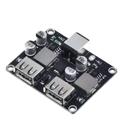 ماژول کاهنده ولتاژ DC و شارژ 2 خروجی USB با پشتیبانی از شارژ سریع QC3.0