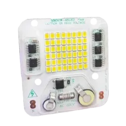 ال ای دی پروژکتوری 50 وات 220 ولت رزین دار سفید مهتابی آنتی شوک MM